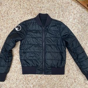 lululemon reversible bomber